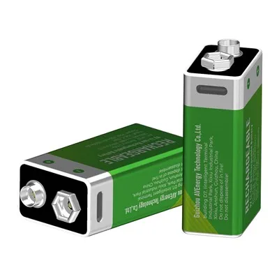 Перезаряджуваний USB акумулятор 9 В